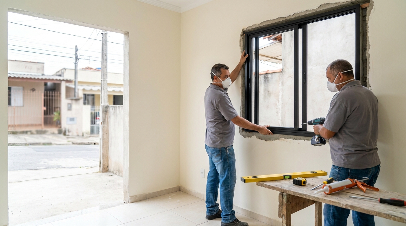 Serviços de Vidraçaria no Areal, Porto Velho‑RO